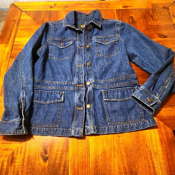 Eddie Bauer Jackets & Blazers - Eddie Bauer Women's Denim Jean Jacket Size Large